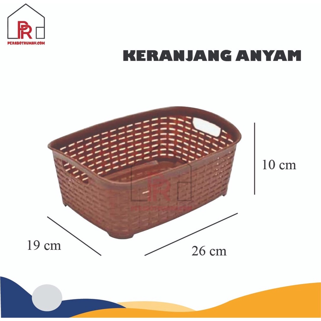 Box Anyam - SLP / Storage Box Mini / Keranjang Kecil Serbaguna