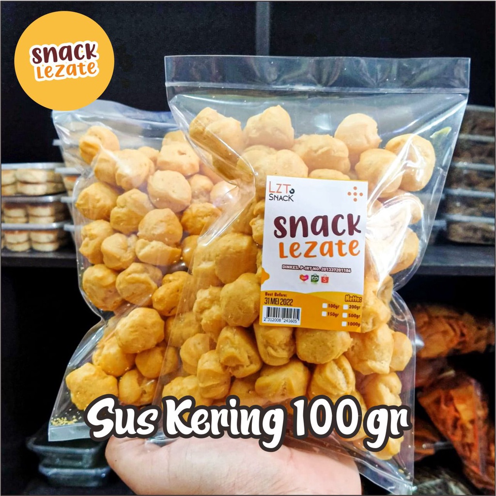 

Sus Kering Keju 100gr Renyah Kue Soes Kering /Sus Kering Kiloan Soes Kering Keju Soes WAP Shop