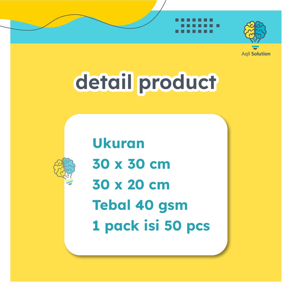 (30x30= 50pcs) Kertas Roti Motif Food Grade &amp; Graseproof Bungkus Makanan 30x30 &amp; 30x20 Perlengkapan Packing Aesthetic By Aqilsolution