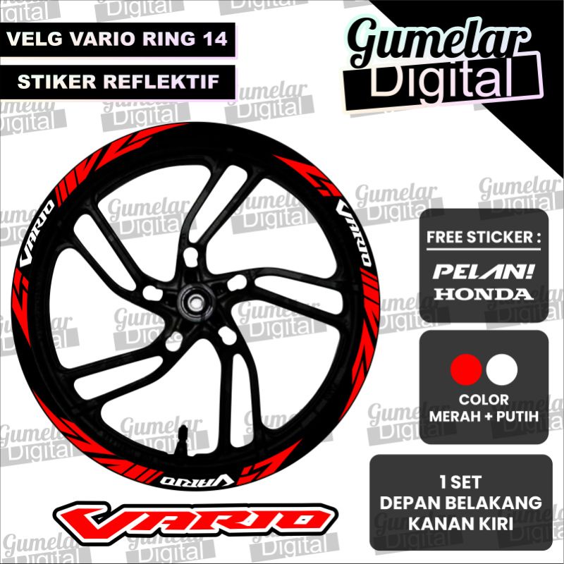 STIKER VELG HONDA VARIO