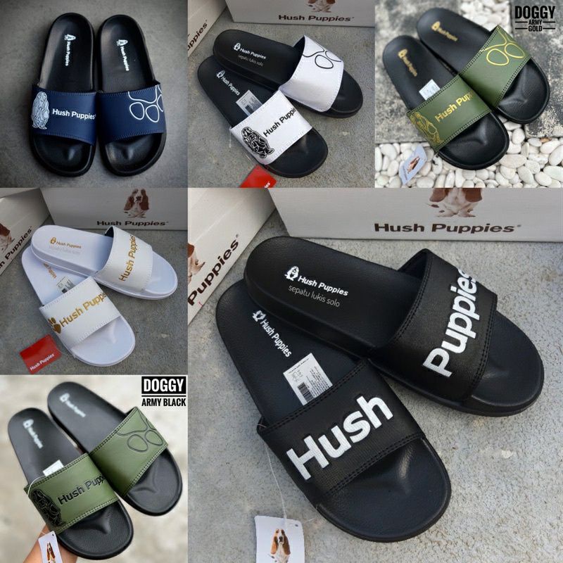 

SANDAL SLOP SLIDE HUSH PUPPIES CEWEK DAN COWOK