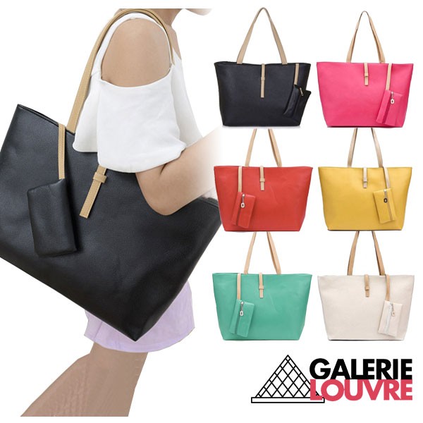 LOUVRE Tas Wanita Korean Tote Shoulder Handbag Bags (TasKoreaSummer)