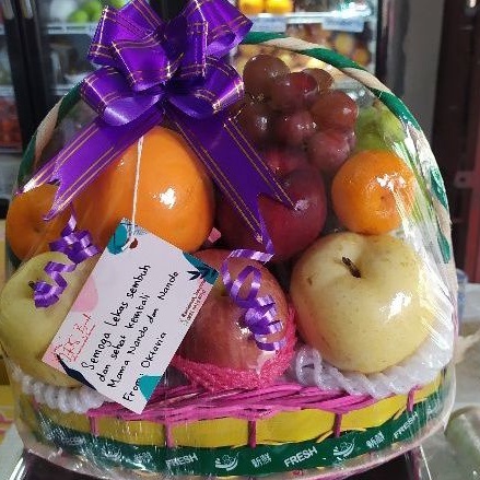 parsel buah Lampung hampers lampung parsel buah parcel buah free kartu ucapan parcel buah natal hamp