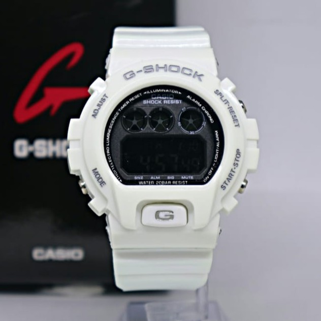 JAM TANGAN PRIA WANITA CASIO G SHOCK DW 6900 PUTIH
