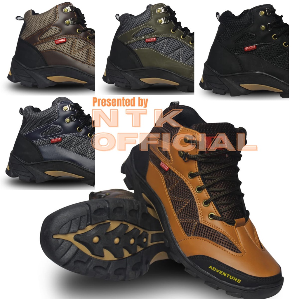 Sepatu sneakers casual 3jogging hiking pria terbaru insole karet sponge lentur dan nyaman