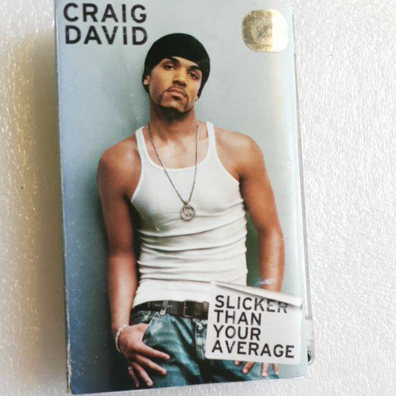 kaset CRAIG DAVID Slicker than your average 100%Original jadul