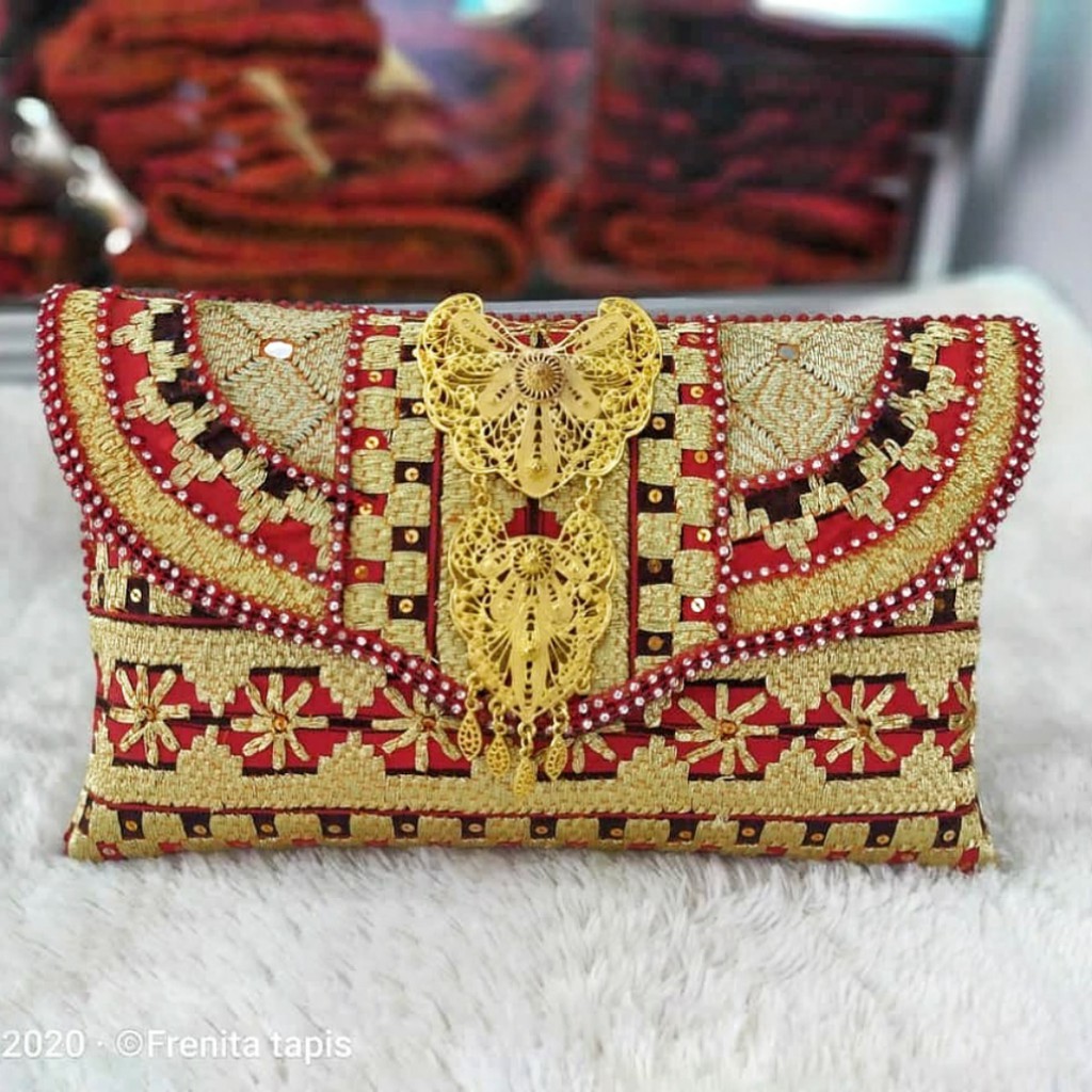 [BISA COD] Clutch Tapis Etnik Lampung Murah