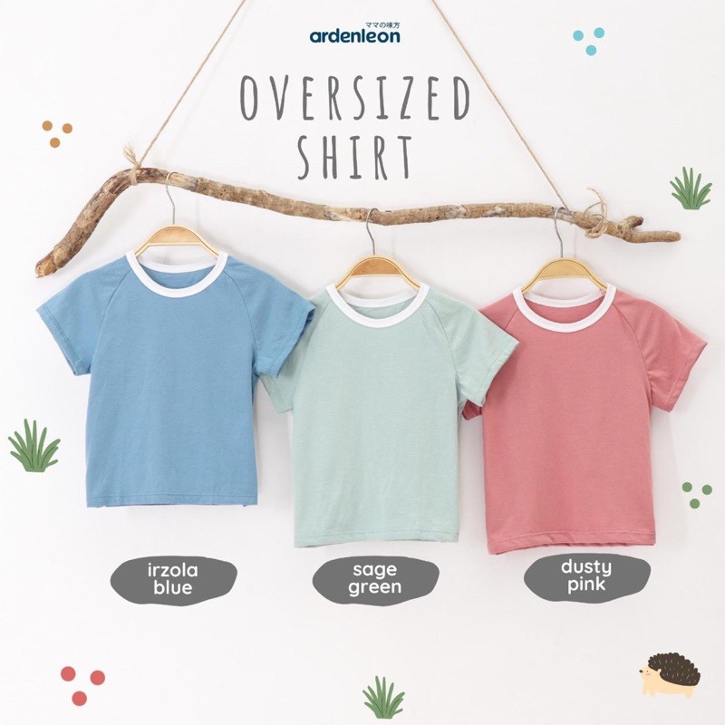 Arden Leon Oversized Shirt / Kaos Oblong (1pcs/pack) - SALE