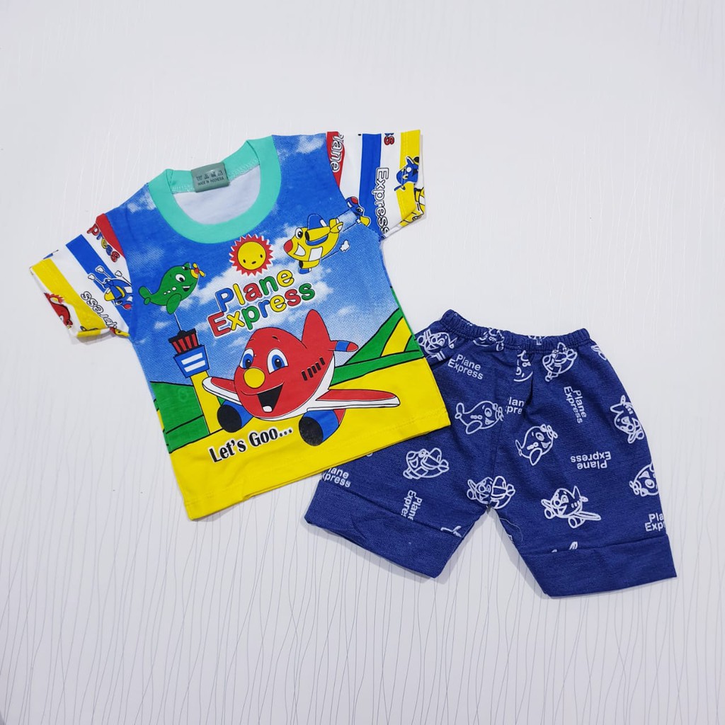 Baju Bayi / Piyama anak laki / Setelan Oblong Anak 0-12 Bulan / Setelan Anak Katun / Setelan Batita