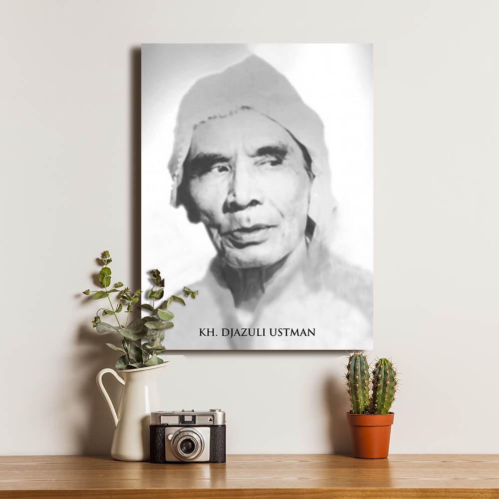 Poster KH Djazuli Ustman Ulama Tokoh Dekorasi Hiasan Dinding