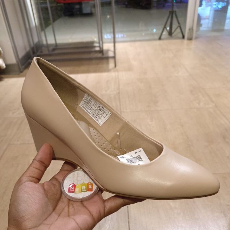 PAYLESS WEDGES - KARLILE NUDE 193144 BY COMFORT PLUS