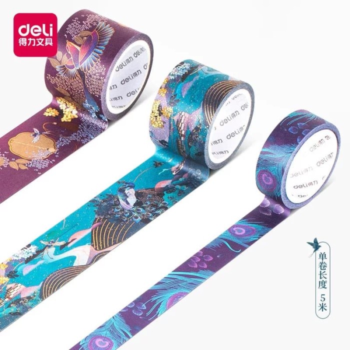 

Produk 3Ocs/Set 5M Washi Masking Tape Ancient Oriental Style #W20 - Not110 Diskon