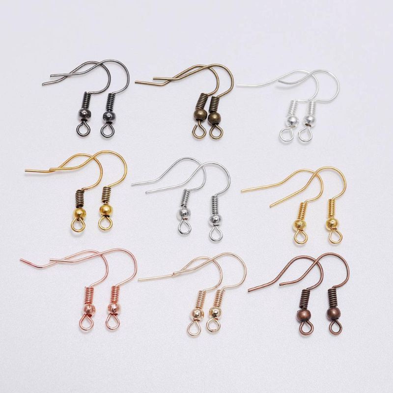 Kait Anting / Pancing Giwang Silver, Gold, Tembaga Kawat Anting Aksesoris DIY