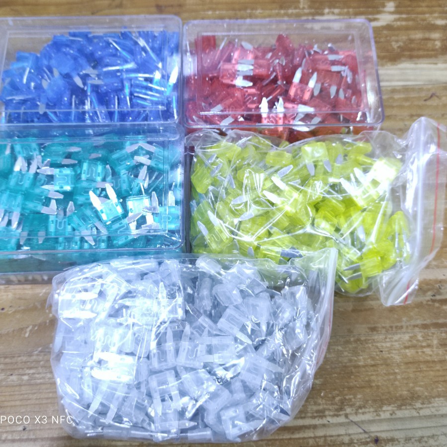 fuse sekring kaki panjang mobil honda toyota isi 10 pcs universal