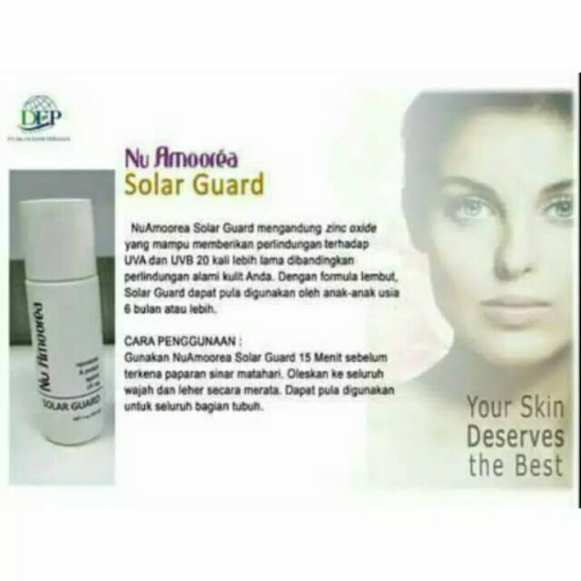 Nu Amoorea Solar Guard 28 Gr Shopee Indonesia