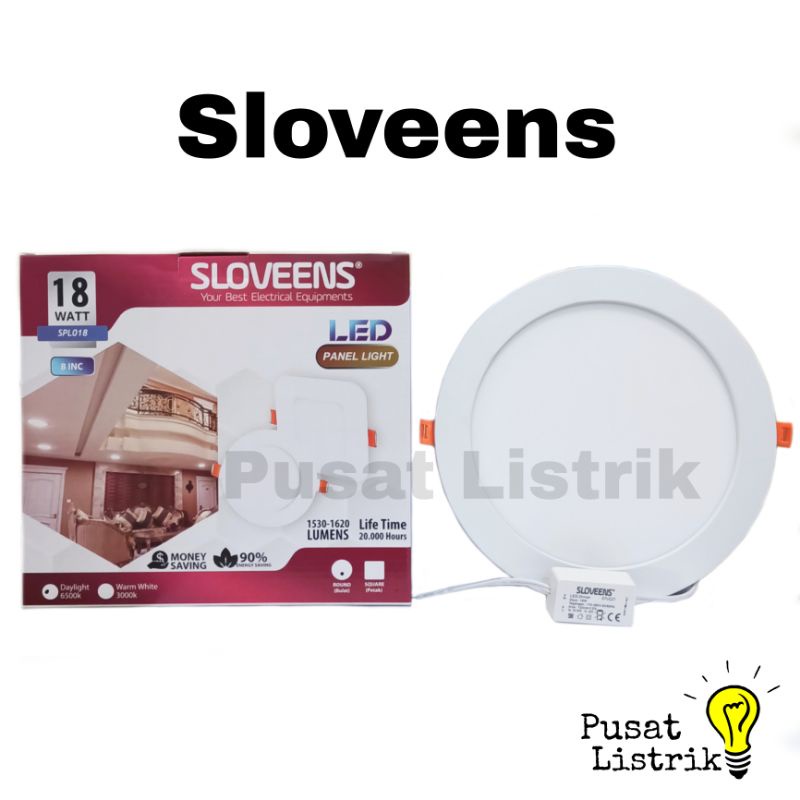 Downlight Panel LED 18watt Bulat Sloveens Downlight LED 18w Bulat