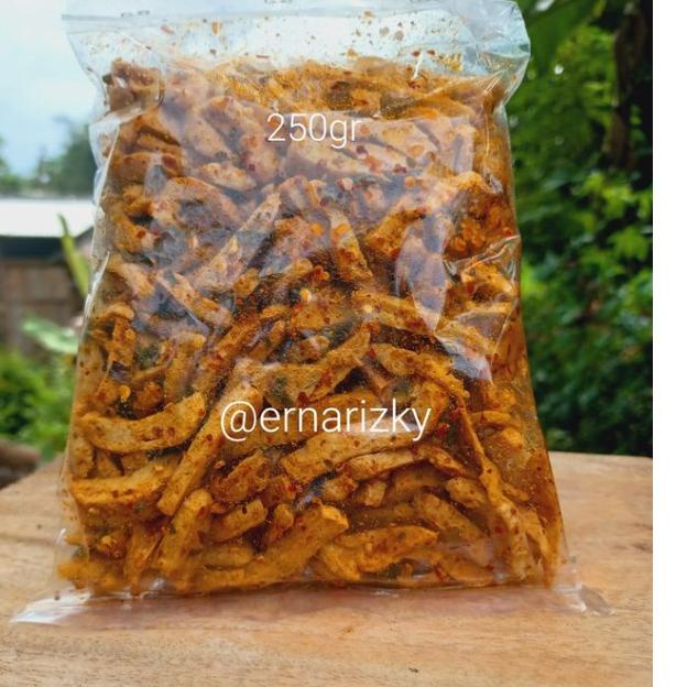 

Insta Sell 250gr BASRENG STICK SUPER RENYAH VIRAL/PEDAS DAUN JRUK BUMBU BASAH REMPAH ASLI/HALAL #DISKON