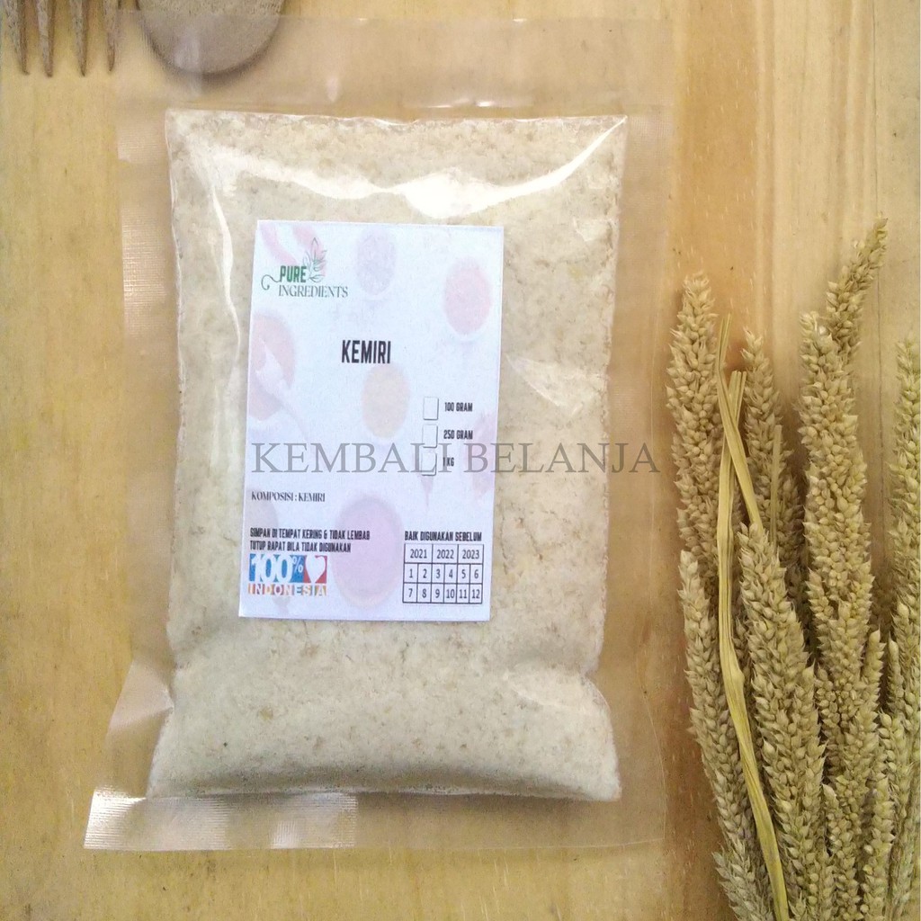 Kemiri Bubuk/ Miri Bubuk/ Candlenut Ground 250 Gram