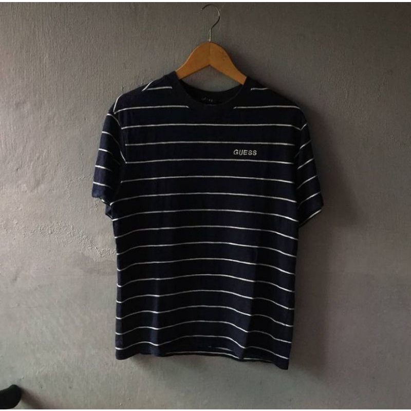 guess striped t shirt second