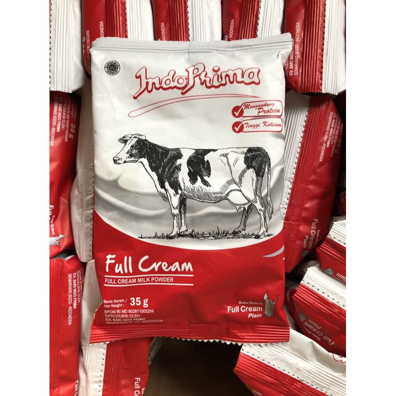 

susu penggemuk indoprima full cream 35g