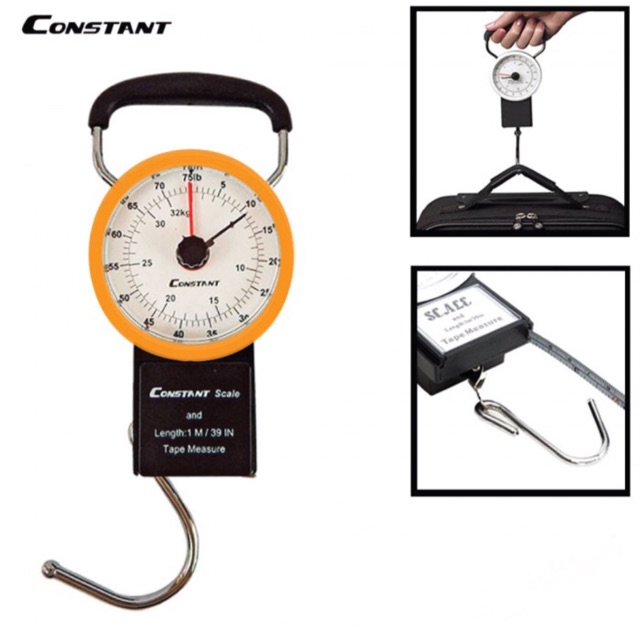 Timbangan Gantung Portable Luggage Scale and Tape Measure Constant 188