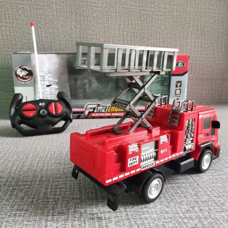 Jual Mainan Remote Control Mobil Pemadam Kebakaran Fire Engine Rc