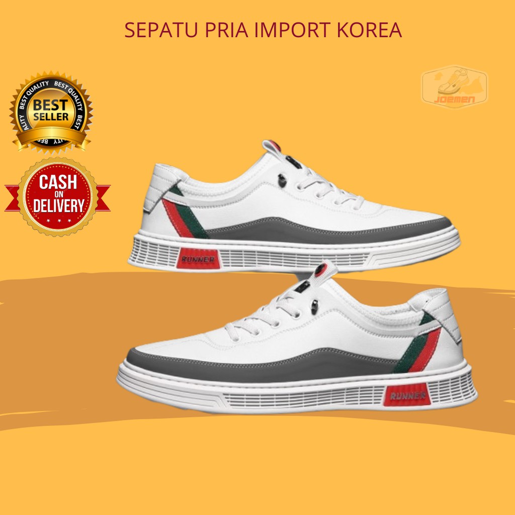 Sepatu Pria import Q-26 Terbaru Import KOREA Sporty sepatu olahraga cowok terbaru