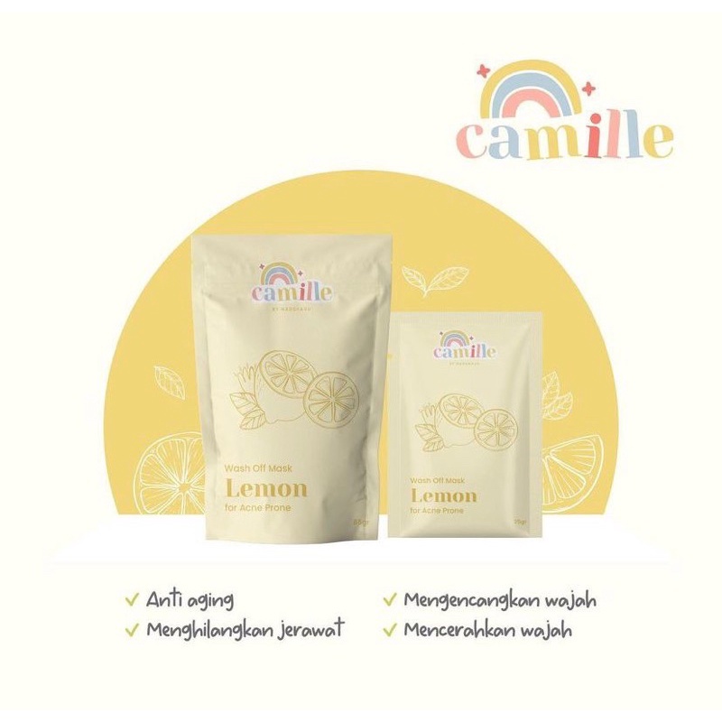 [BPOM] CAMILLE BEAUTY WASH OFF MASK ORGANIC CAMILLE BEAUTY ORIGINAL PRODUK 100%-6
