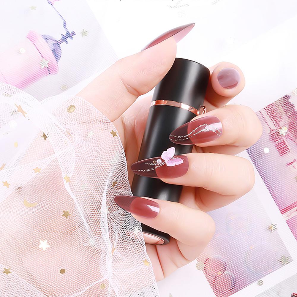 Mxbeauty Kuku Palsu Tips DIY Reusable Tekan Pada Kuku Kuku Buatan Kuku Ukuran Campur Manicure