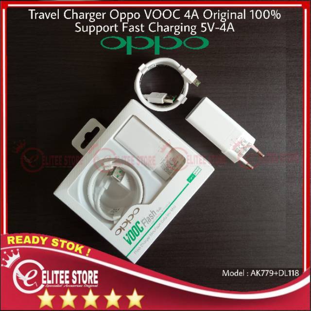 Charger OPPO VOOC 4A 7pin Original 100% Fast Charging F1 plus F3 F5 Find 7 Find7 N3 R7s R5 F1+ F3+