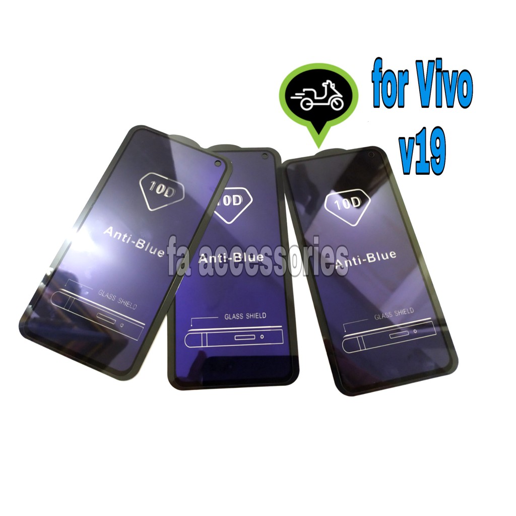 Tempered Glass Bluray Anti Blue Light vivo v19 10D 99D Screen Protector