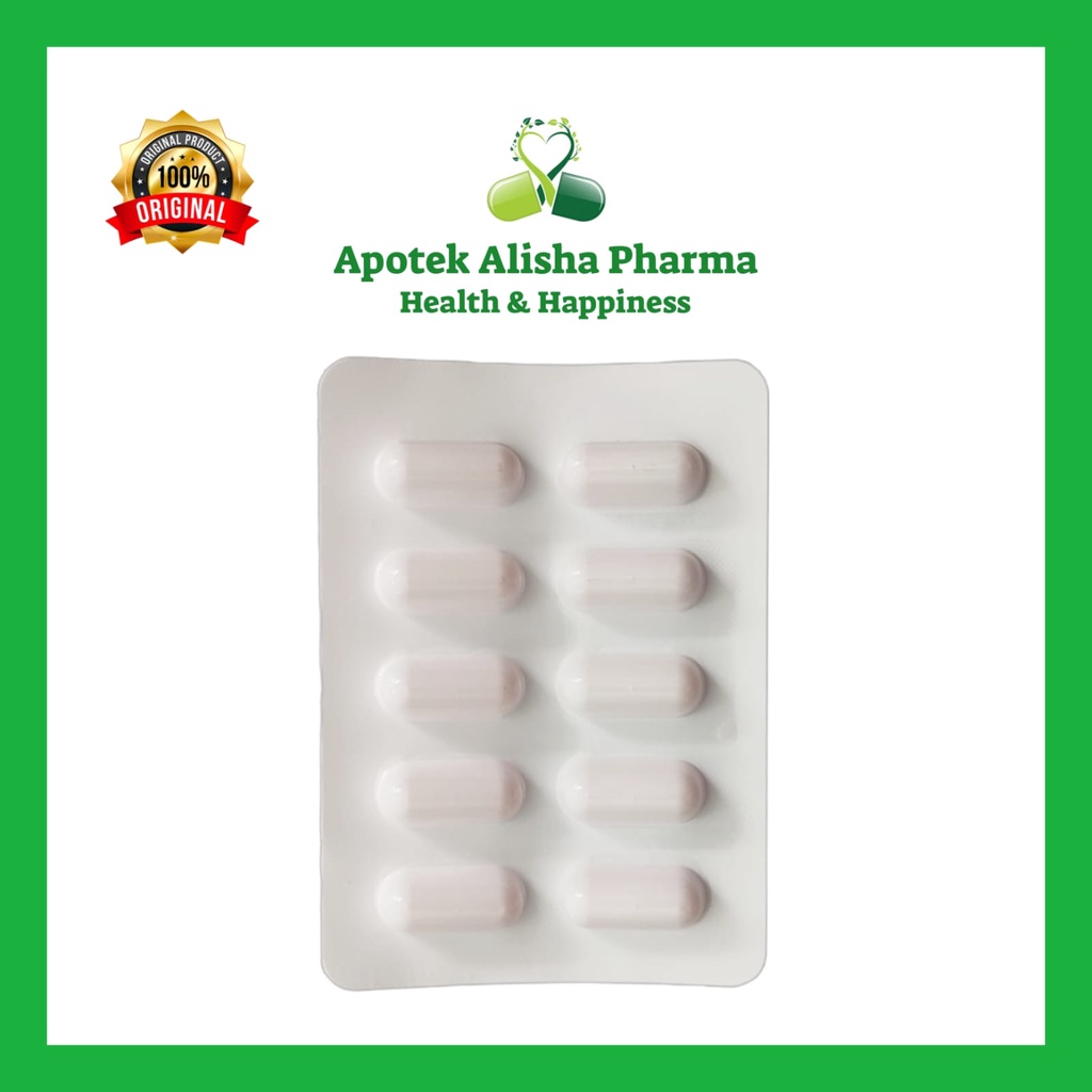 PRORIS Strip 10 Kaplet-Proris Triple ActionTablet Ibuprofen Obat Panas Demam Sakit Gigi Nyeri Sendi Nyeri Haid Dewasa/Proris Blister Kaplet