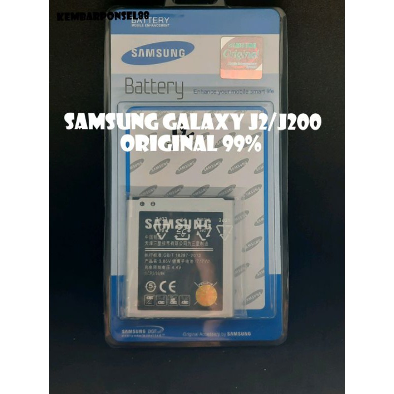 battery samsung j2/j200 original99%