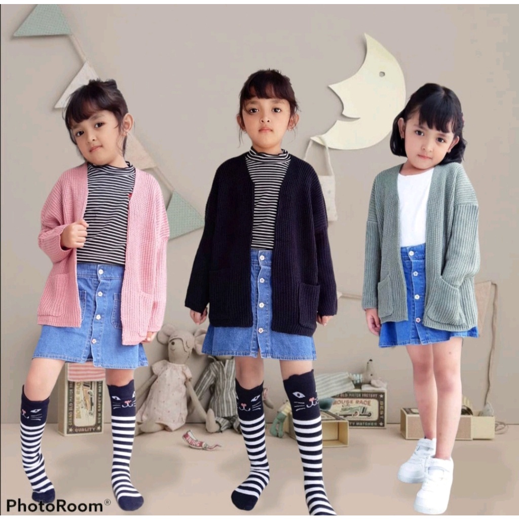 Loocy Rajut Anak Murah Bisa COD 4-8 Tahun / Sweater Wanita / Cardigan Wanita