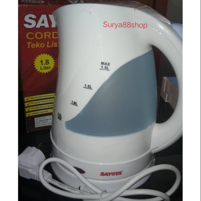 SK 310 Sayota Teko Listrik Electric Kettle 1.8 Liter