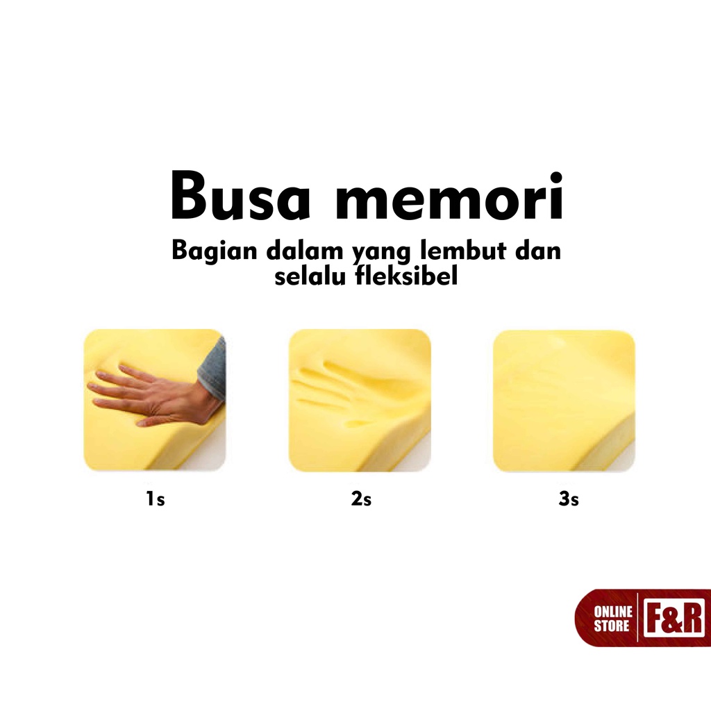 Bantal Alas Duduk Kursi Memory Foam Alas Kursi Kayu Bantal Kursi Kantor Kerja Alas Duduk Jok Mobil Bantal Terapi Nyeri Tulang Ekor Kesehatan Empuk Nyaman Original