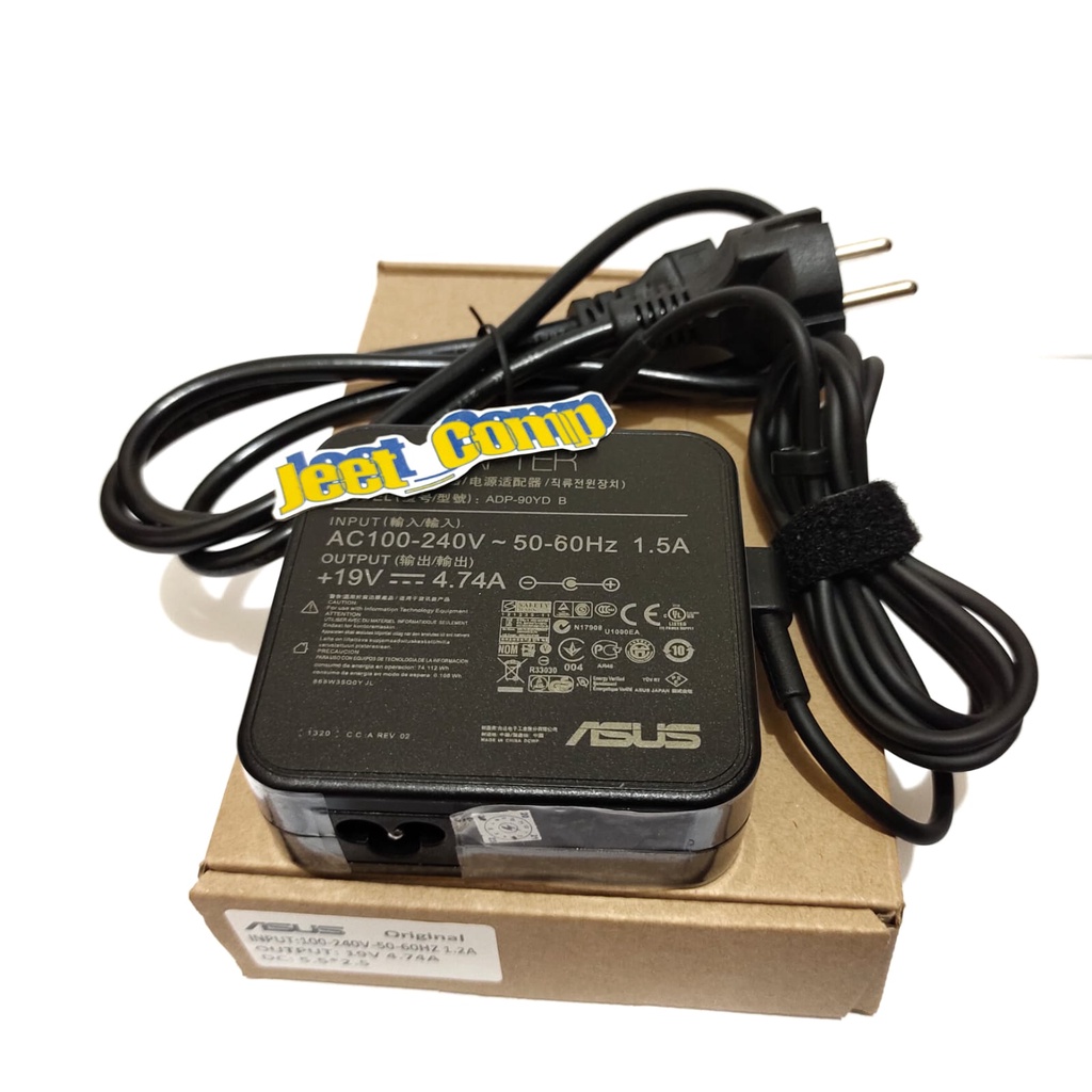 Charger Casan Laptop ASUS X455 X455LA X455LB X455LD X454 X454W A455L A455LA A455LB A455LD X450 X450C X450CA - EXA1208UH EXA1208EH 19V 3.42A Kotak- Kabel Power