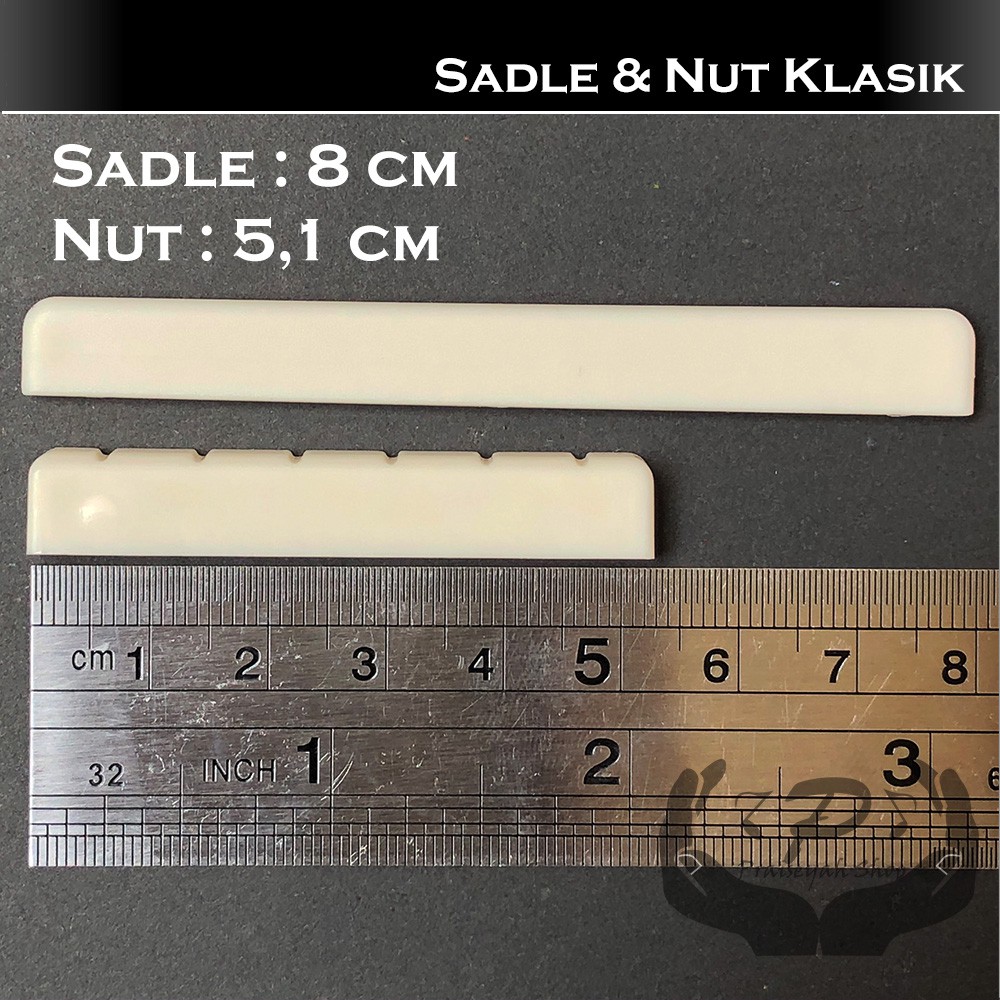 Sadle dan Nut Gitar Akustik Klasik Nylon