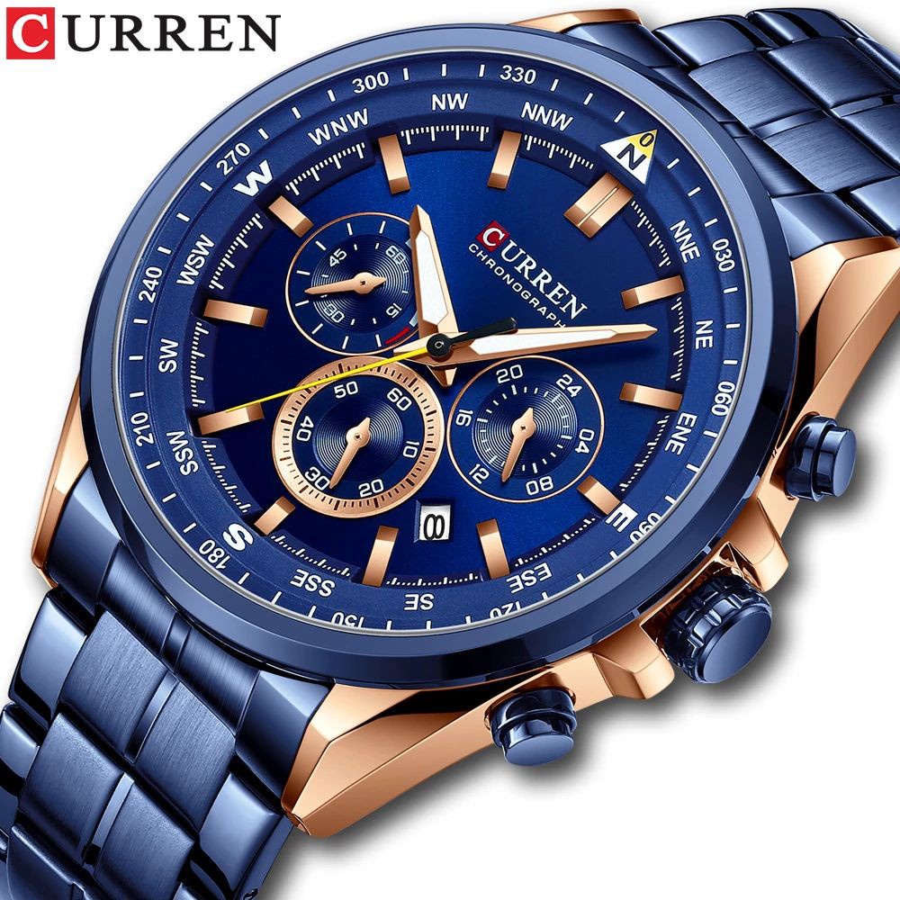 CURREN 8399 Jam Tangan Pria Analog Chronograph WK-SBY