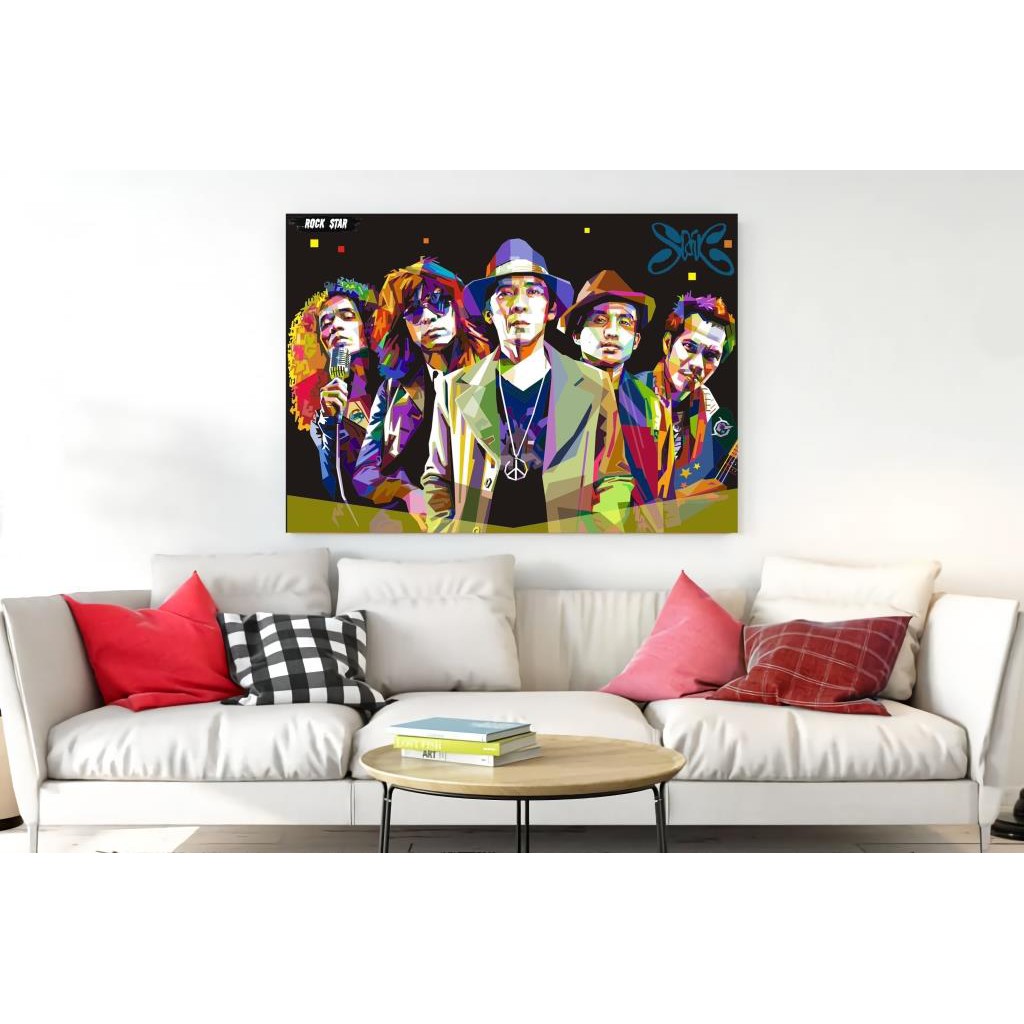 Hiasan Dinding Band SLANK / Walldecor / Poster Band SLANK / Hiasan Foto  SLANK / Hiasan Kamar / TH1