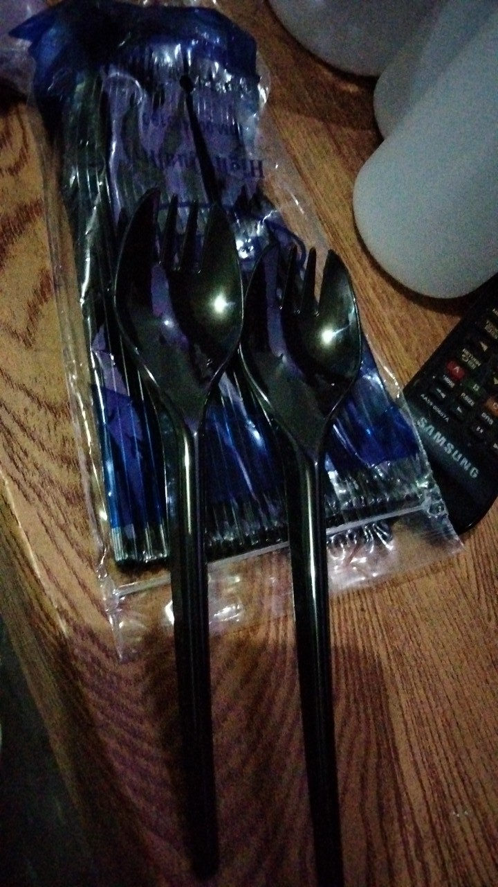 Babee Sendok Makan Plastik Per 25pcs / Sendok Plastik Garpu Plastik / Sendok Pudding