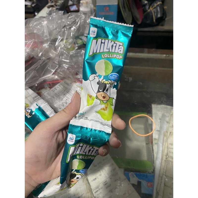 MILKITA PERMEN 1 PACK ISI 36 MILKITA LOLIPOP SUSU MILKITA MAKANAN RINGAN SNACK PERMEN KAKI HOT HOT