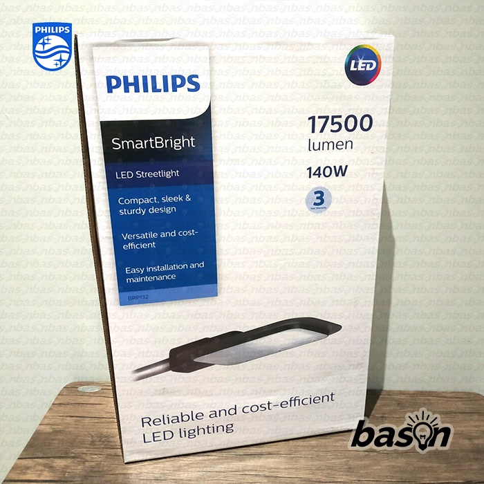 PHILIPS BRP132 140W LED175 220-240V - Lampu PJU SmartBright LED Streetlight