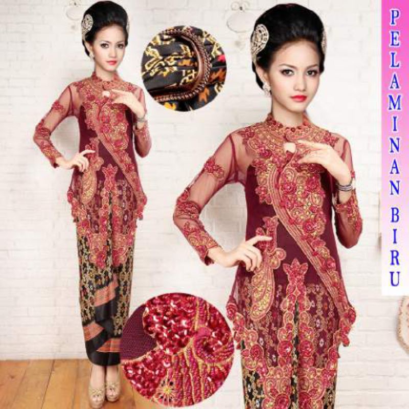 FASHION WANITA//KEBAYA NATALAN//KEBAYA PASTA//KEBAYA WISUDA//KEBAYA BORDIR PAYET//BY PB