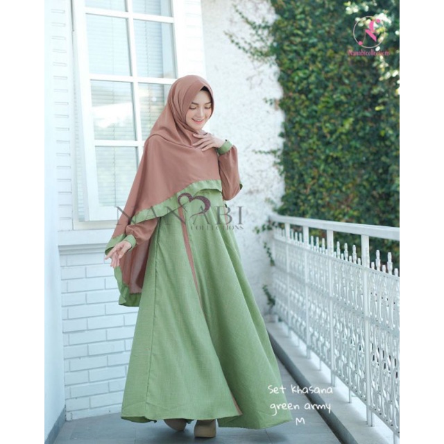 Gamis Set Khansa by Nanabi