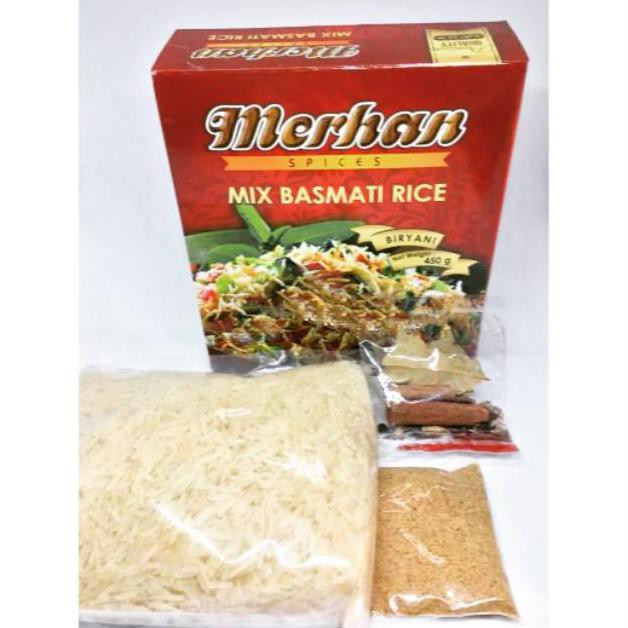 

{BISA COD} MERHAN Nasi Briyani (BERAS+BUMBU JADI) KOMPLIT [Kode 1|Kode 2|Kode 3|Kode 4|Kode 5|Kode