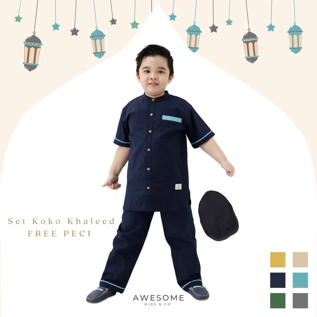 Set Koko Khaleed + celana by awesome kids | DUO KRUCILS