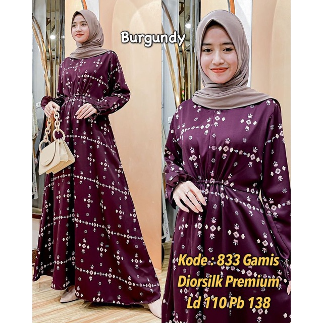 Gamis Dior Silk Premium Ori Ribyka Collection