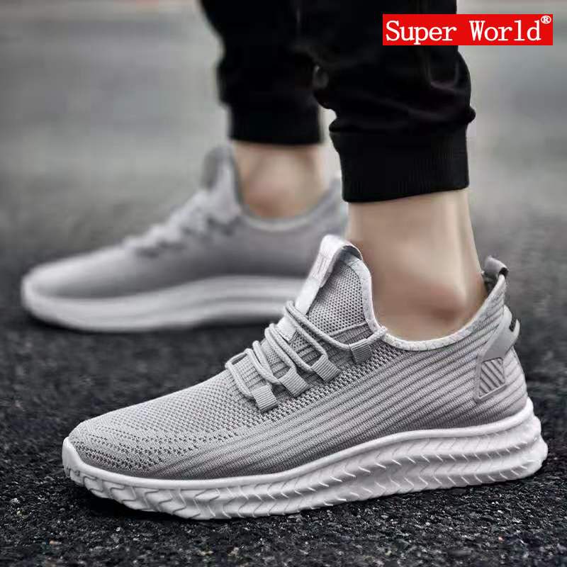 Sepatu Pria sneakers Hitam Grey Dane And Dine - S0158