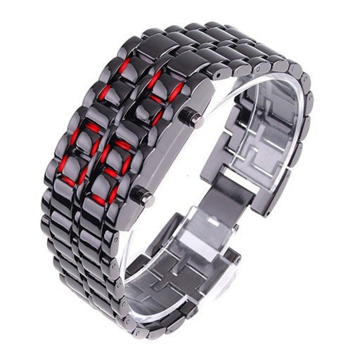TERLARIS II LED Watch Iron Samurai Tokyoflash Replica  Red